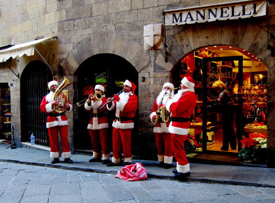 イタリアのクリスマスのお祝い